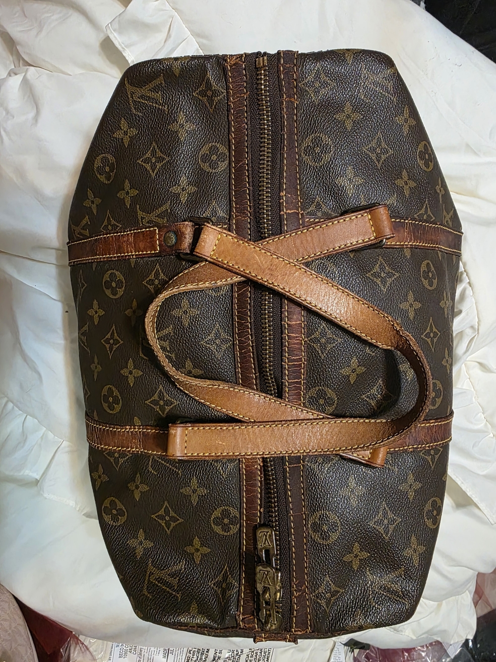 Louis Vuitton Monogram Canvas Sac Souple Travel Bag
